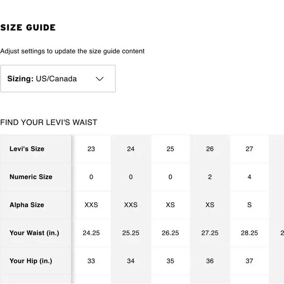 Levi's Cinch Barrel Jeans Sz 24 - Picture 2 of 9